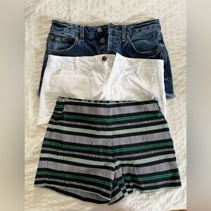 Three pairs women’s shorts